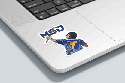 MSD CSK - Cricket Sticker