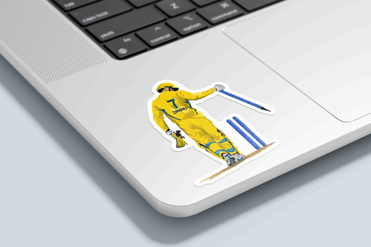MS Dhoni CSK - Cricket Sticker