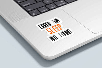 Error 404 SLEEP not found - Sticker