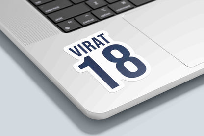 Virat 18 - Cricket Sticker
