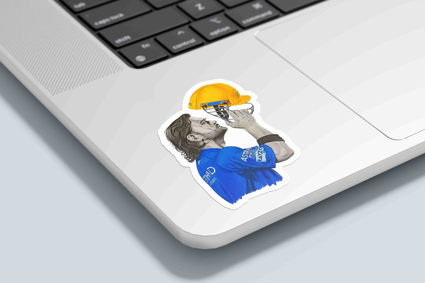 MS Dhoni CSK - Cricket Sticker