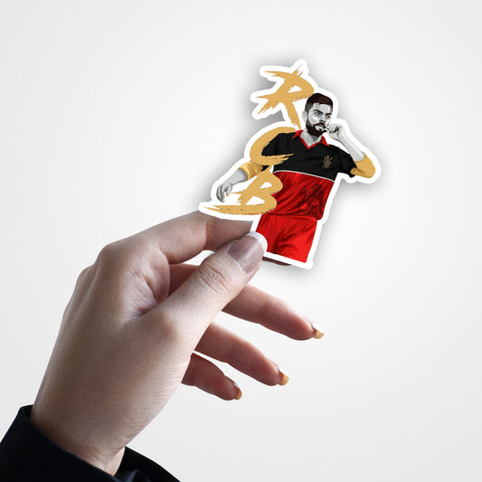 Virat Cricket Sticker