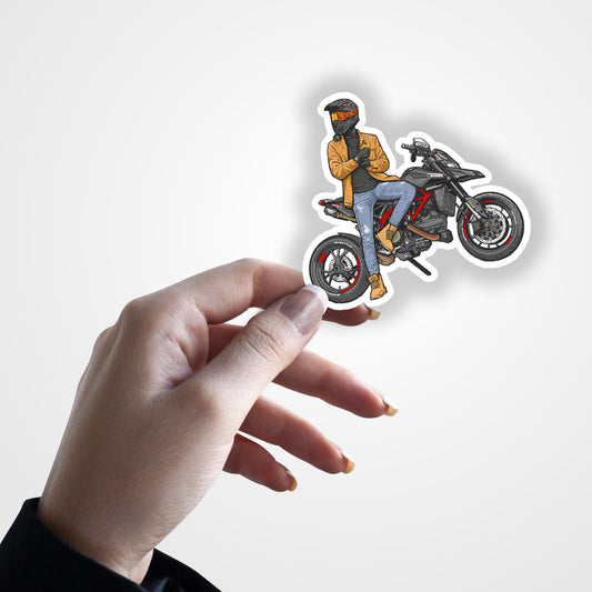 Biker Sticker
