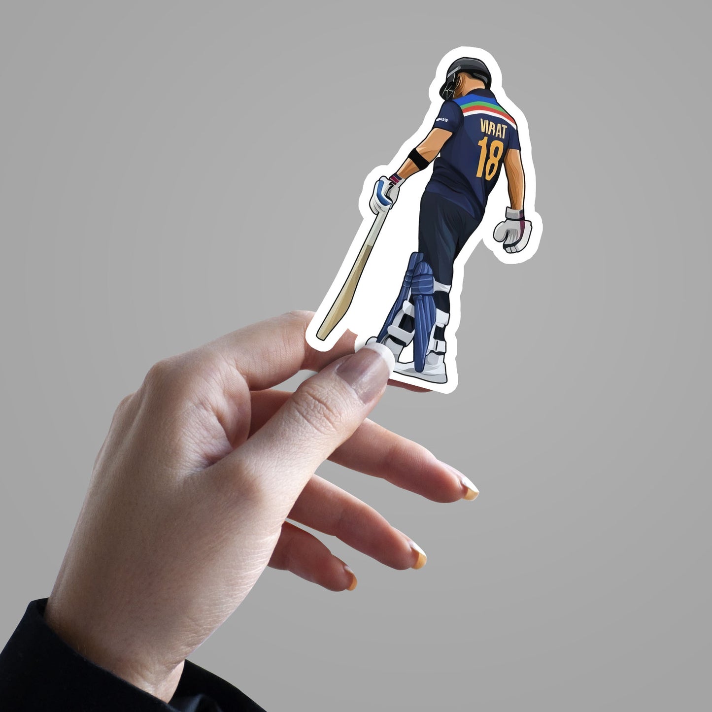 Virat Kholi 18 - Cricket Sticker