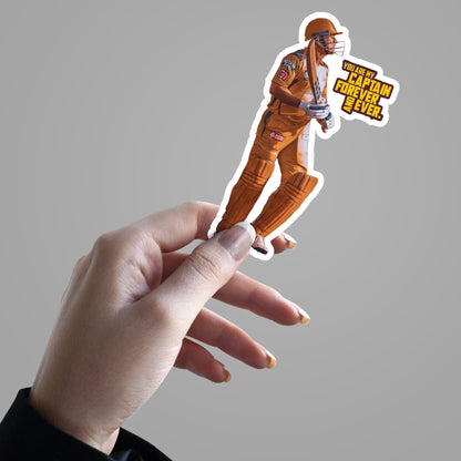 MS Dhoni CSK - Cricket Sticker