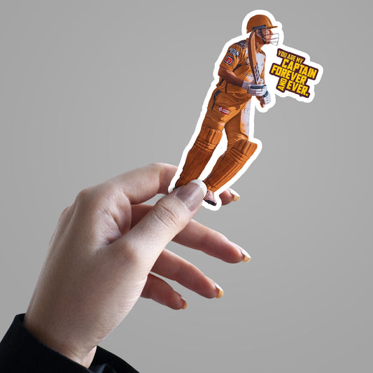 MS Dhoni CSK - Cricket Sticker