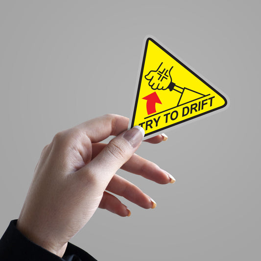 Try To Drift Sticker