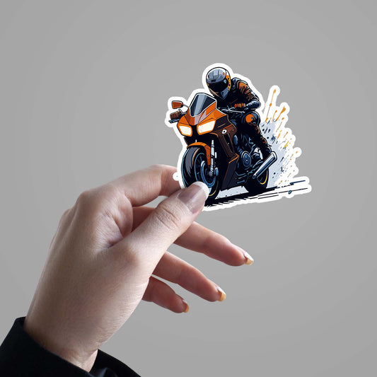 Bike Burnout Sticker