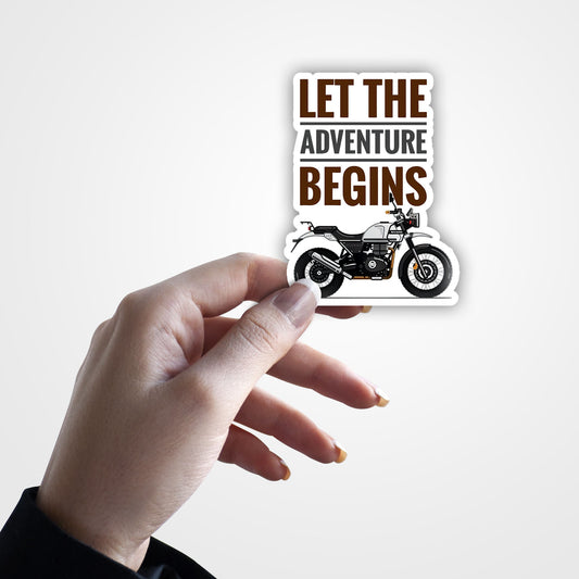 Adventure Bike Sticker