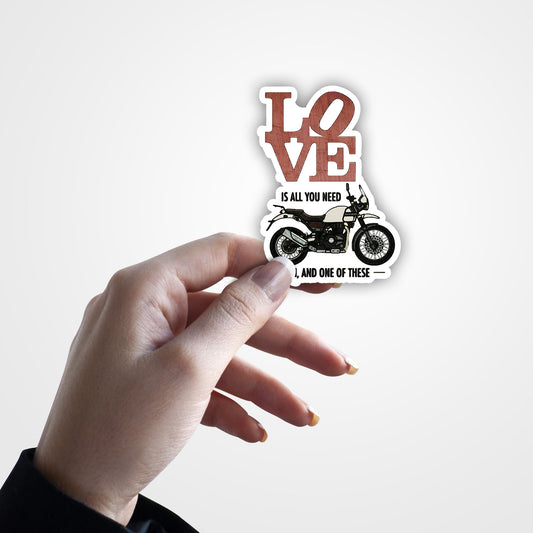 Adventure Bike Sticker