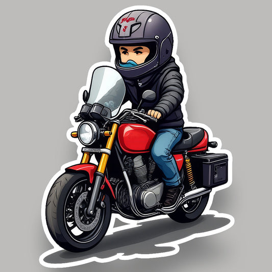 Biker Sticker