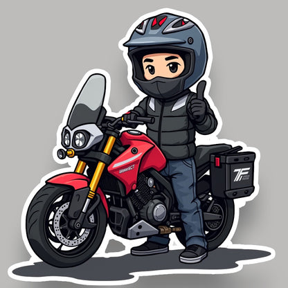 Biker Sticker