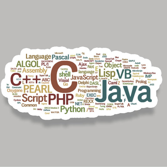 Programming Languages Sticker