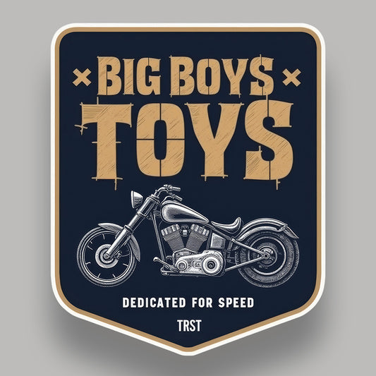 Big Boys Toys - Biker Sticker