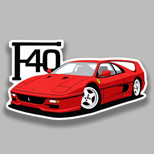 Super Car Sticker