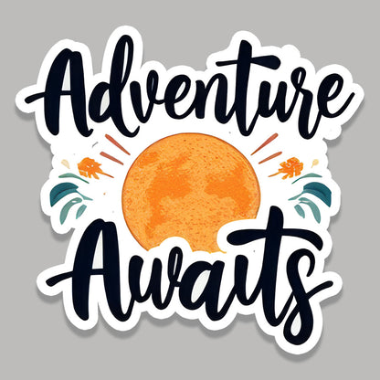 Adventure Awaits Sticker