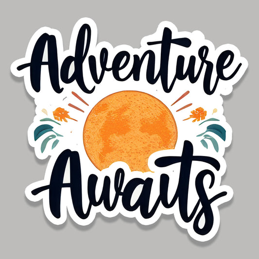 Adventure Awaits Sticker