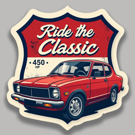 Ride the Classic 450 hp Sticker