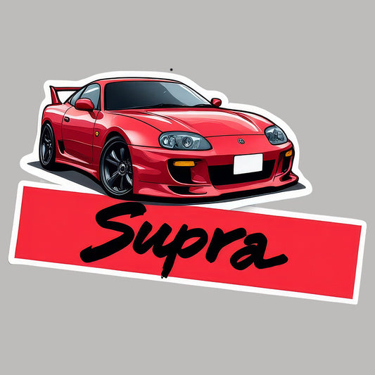 Supra Car Sticker