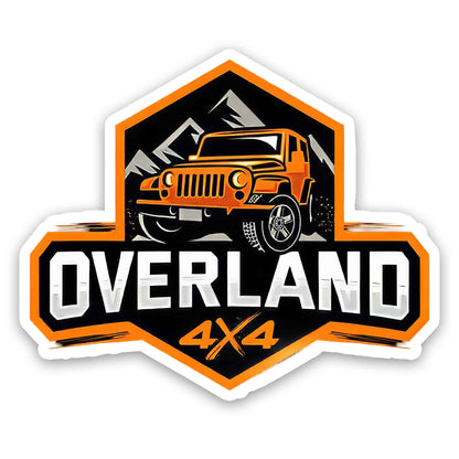 Overland 4x4 Car - Car Sticker