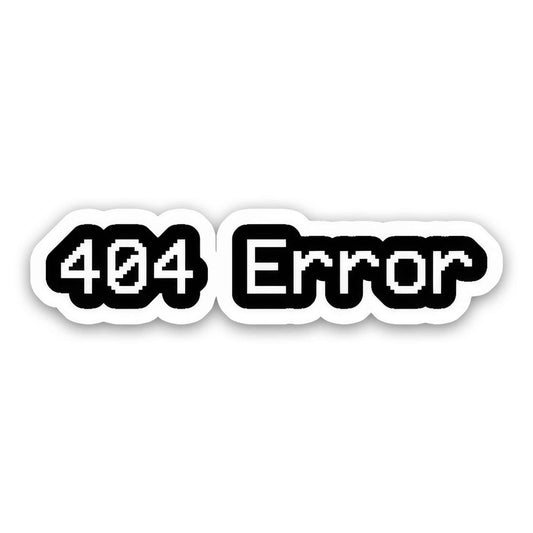 404 Error - Sticker