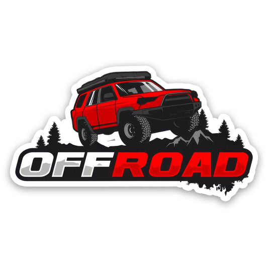 Off Road 4x4 Car - Car Sticker