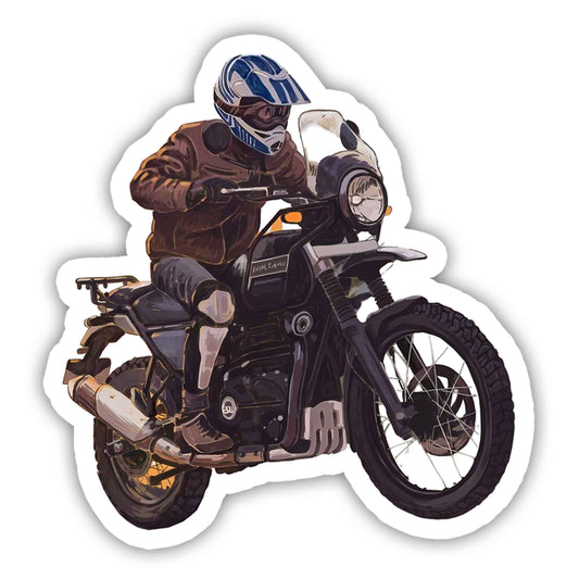 Adventure Touring Bike Sticker