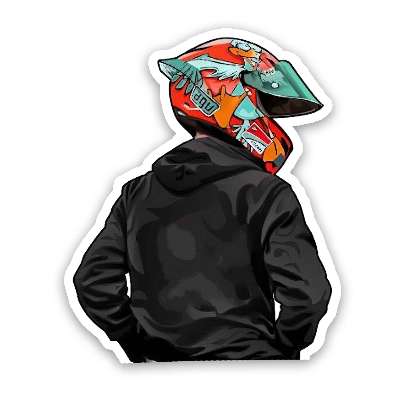 Biker Sticker