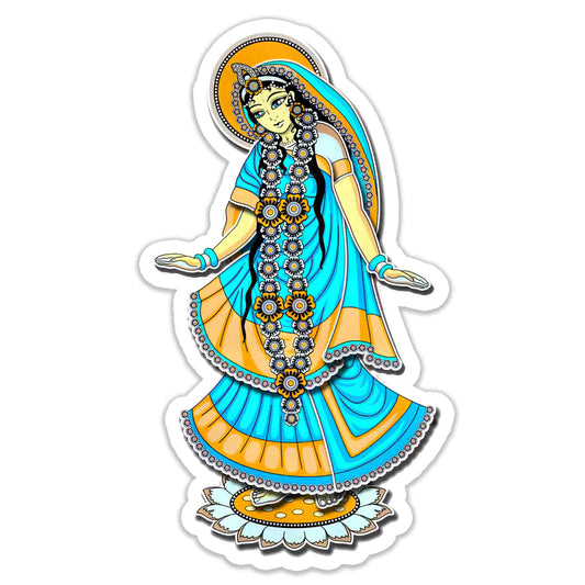 Radha Rani Sticker