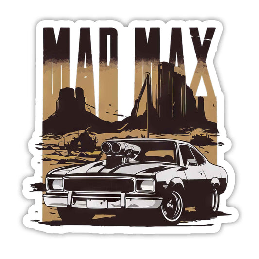 Mad Max V8 Interceptors Car Sticker
