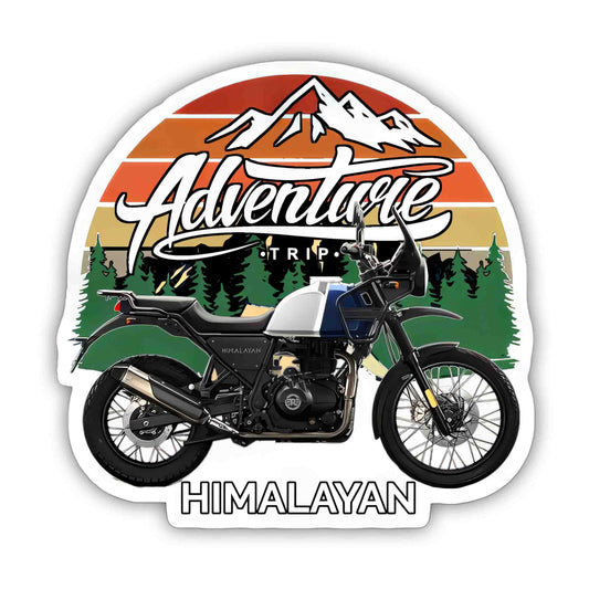 Adventure Touring Bike Sticker
