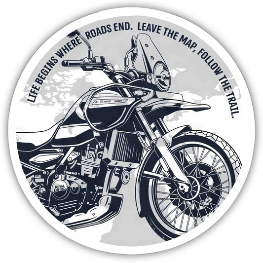 Adventure Touring Bike Sticker