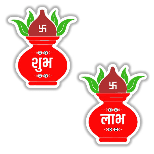 Shubh Labh Sticker (Pair)