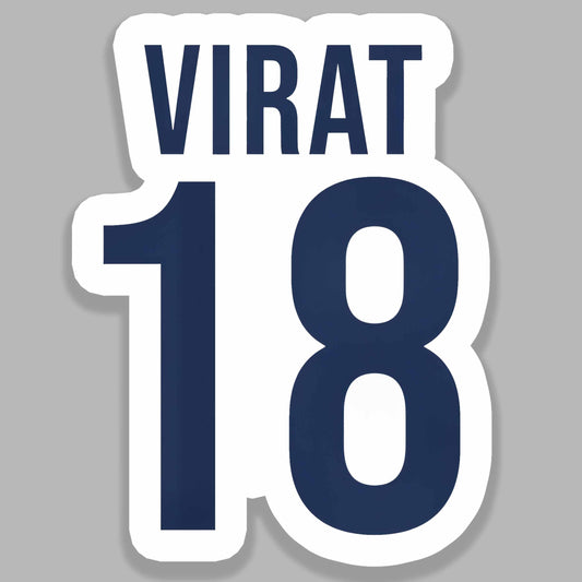 Virat 18 - Cricket Sticker
