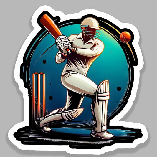 Batsman - Cricket Sticker