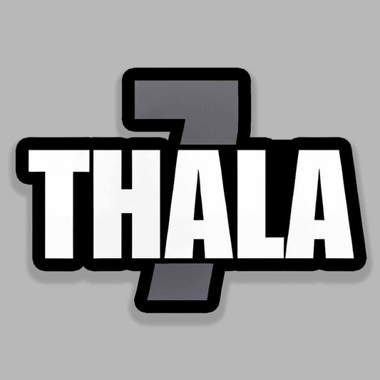 7 Thala MS Dhoni CSK - Cricket Sticker