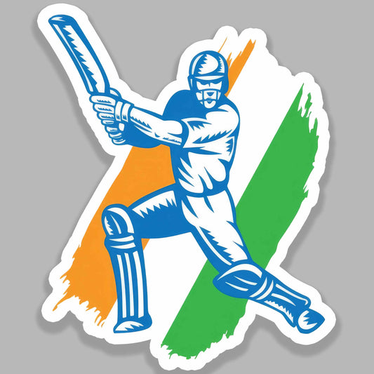 Indian Cricket Team T-Shirt Fans Jersey Sticker