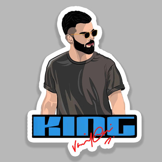 Virat King - Cricket Sticker