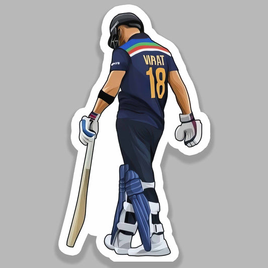 Virat Kholi 18 - Cricket Sticker