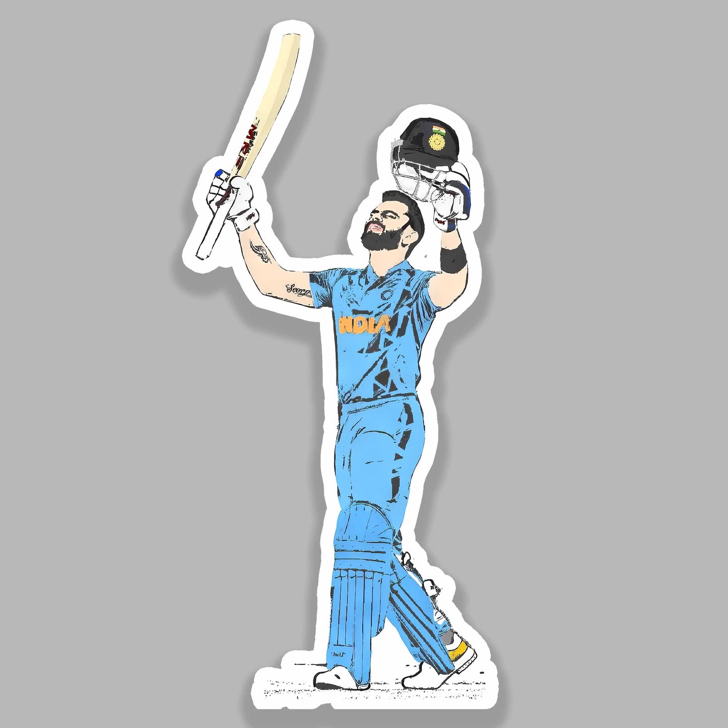 Virat Kholi - Cricket Sticker