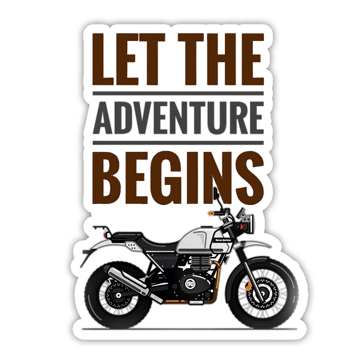 Adventure Bike Sticker
