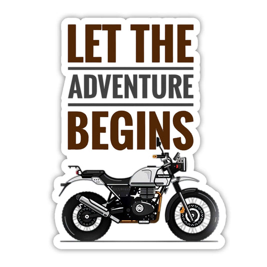 Adventure Bike Sticker