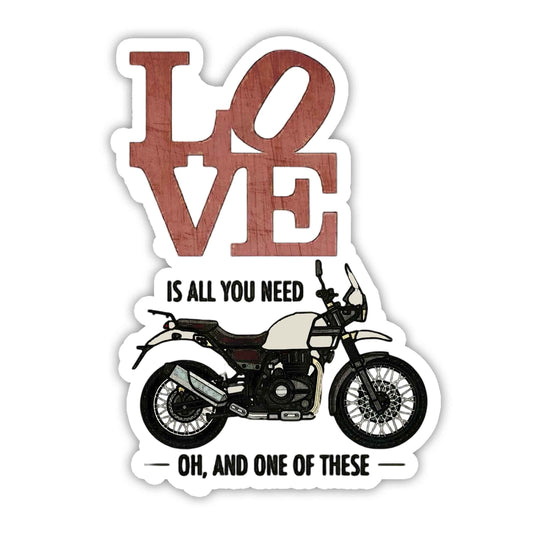 Adventure Bike Sticker