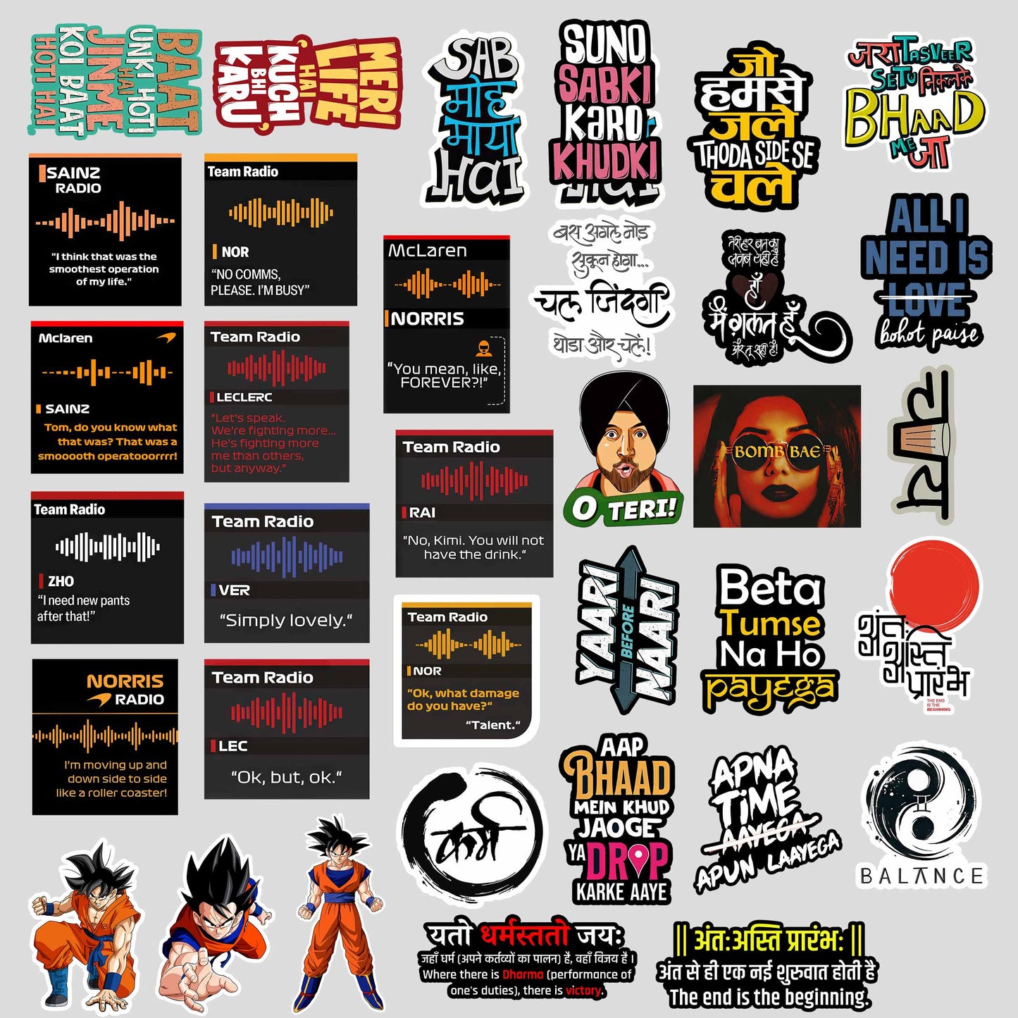 35 Mix Sticker Pack