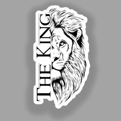 The King Lion Sticker