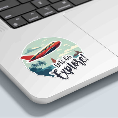 Let's Go Explore Sticker