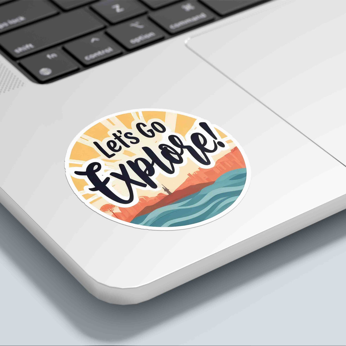 Let's Go Explore Sticker