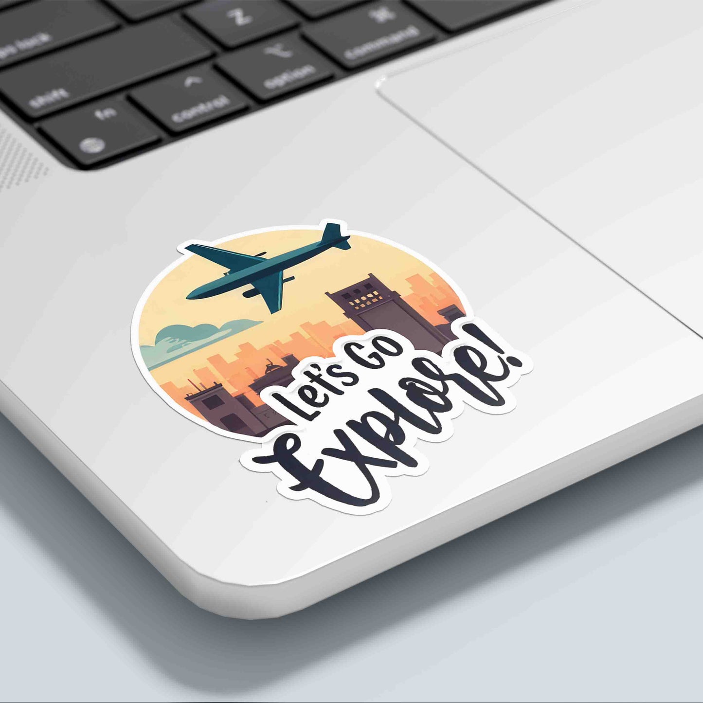 Let's Go Explore Sticker